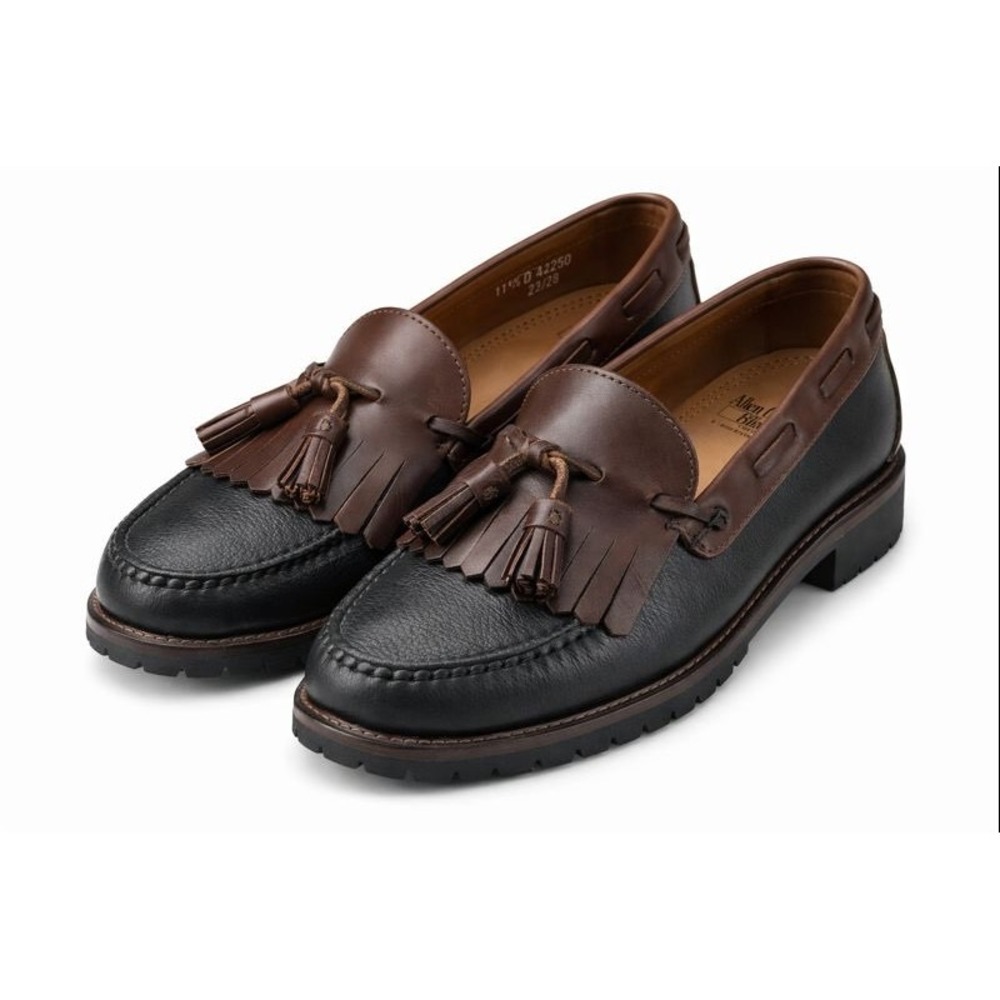 Allen Edmonds Nashua Penny Loafer Tassel Black Brown Leather Mens Shoes 11.5